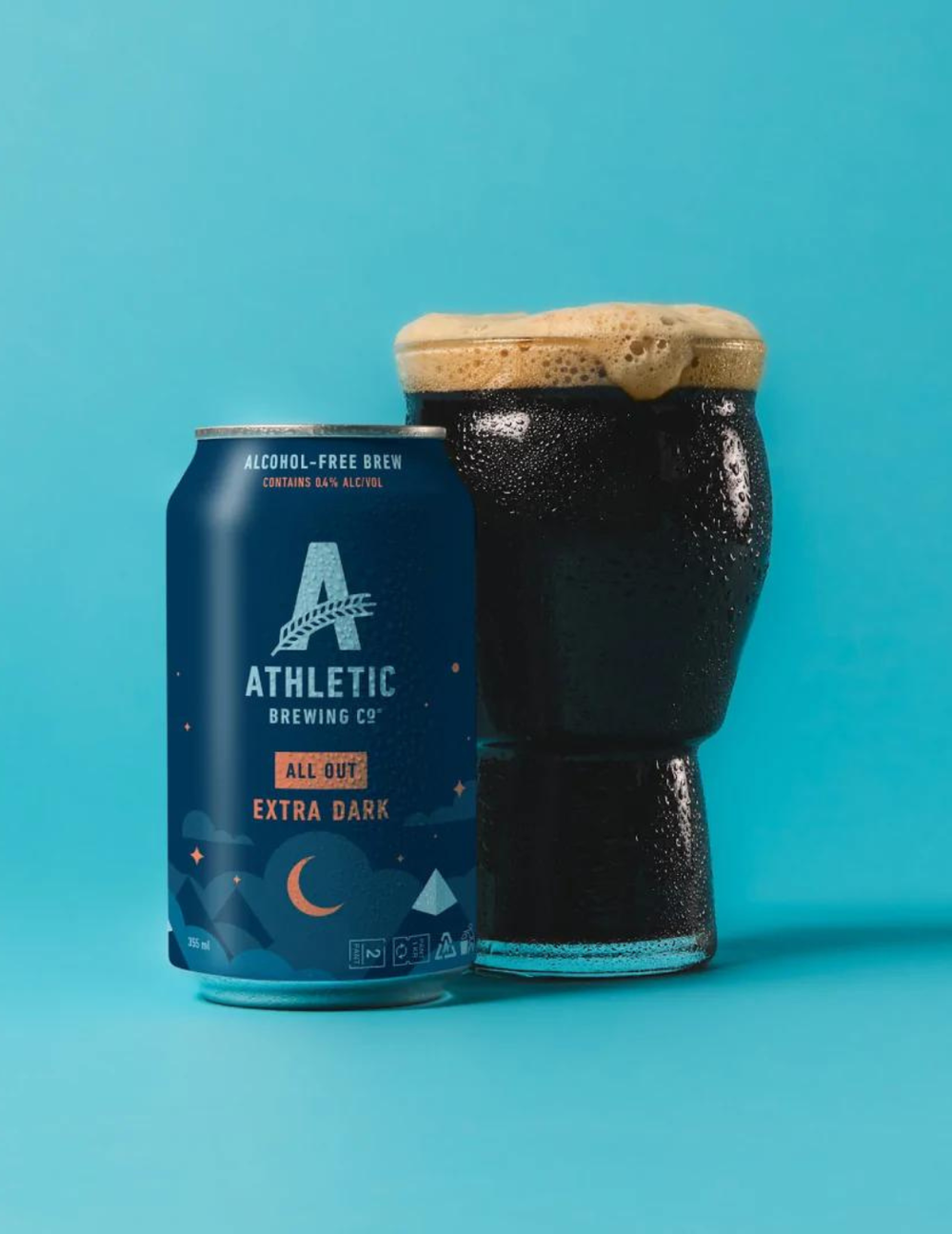 Bière Athletic Brewing All Out Extra Dark sans alcool 0,4%