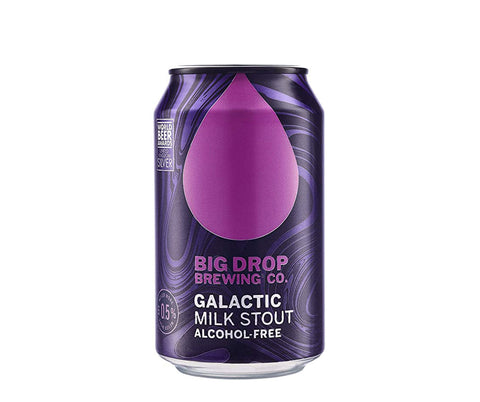 Bière Big Drop Galactic Milk Stout 0,5% sans alcool