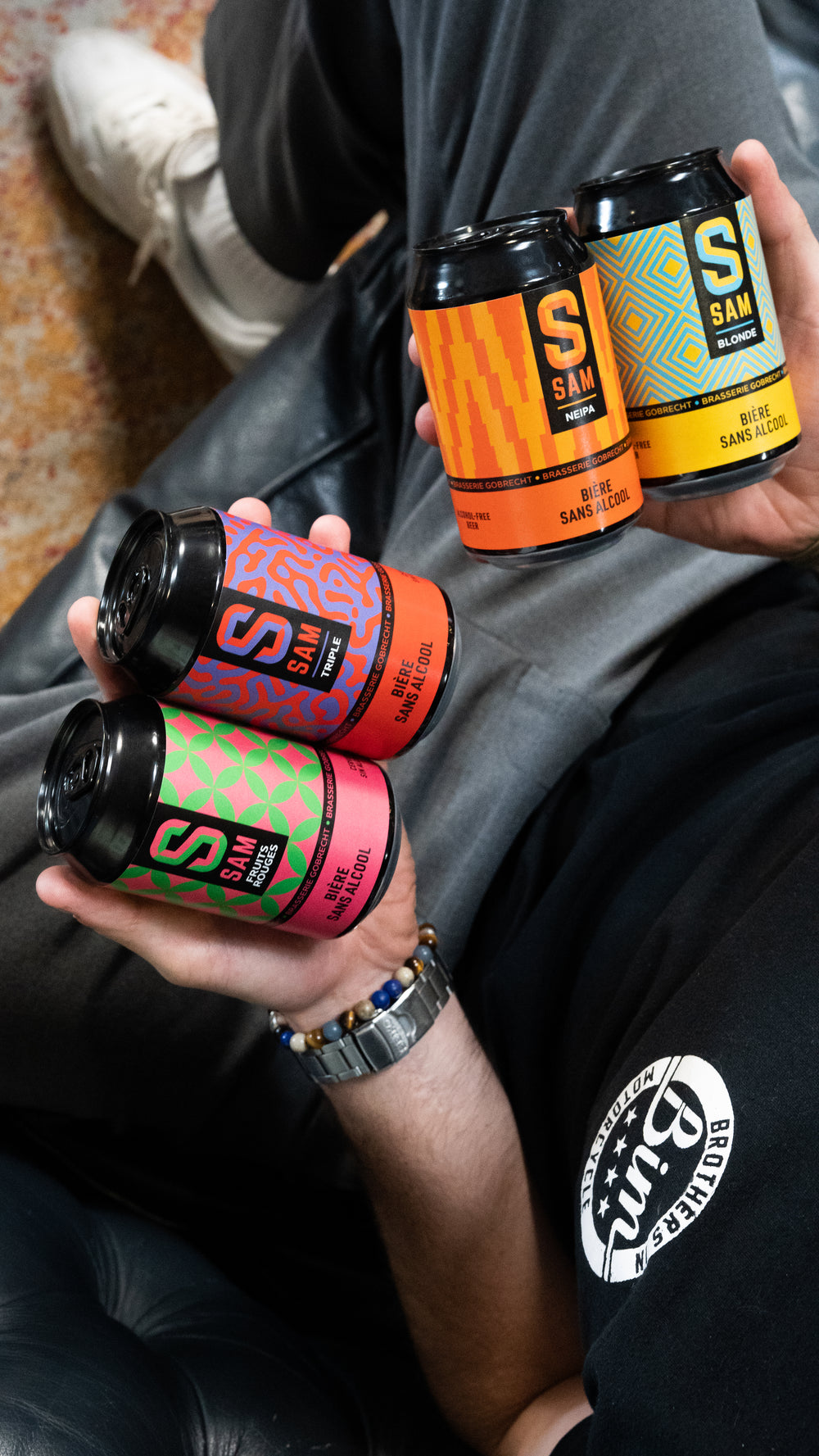 Bière SAM fruits rouges sans alcool 0,5% - cannette 33 cl