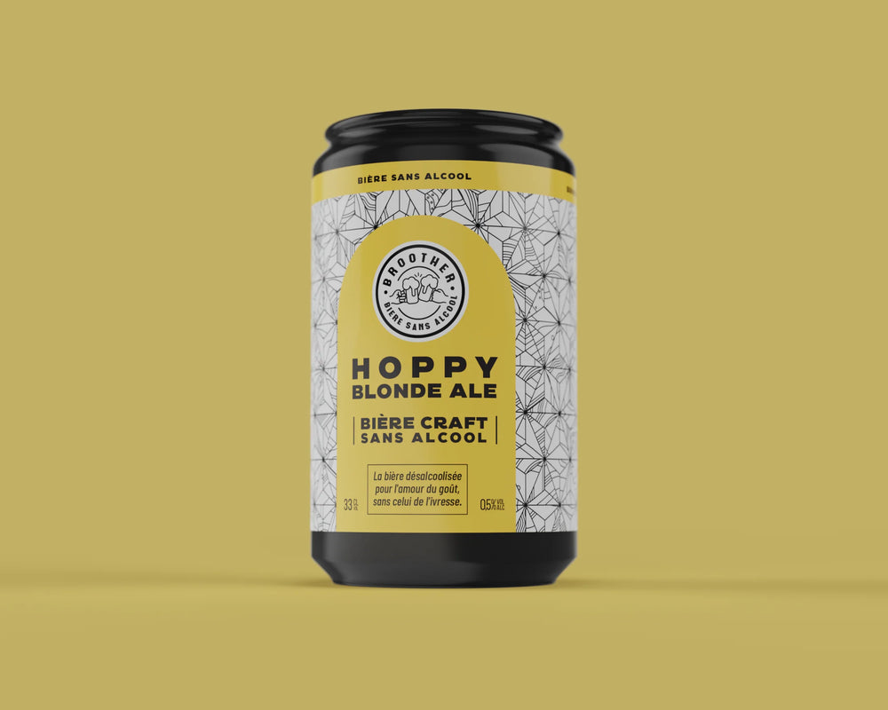 Bière blonde artisanale Broother 0,5%