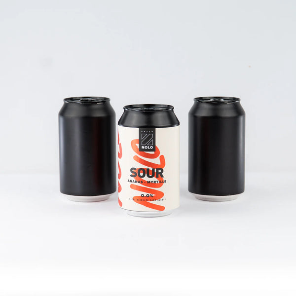 Bière PRIZM NOLO Sour myrtille ananas sans alcool 0%