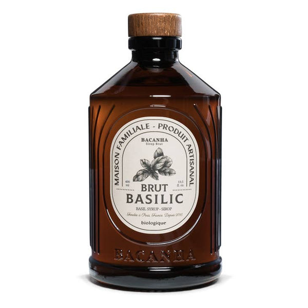 Sirop de Basilic Brut Biologique - Bacanha