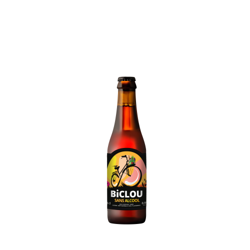 Bière blonde Biclou Moulins d'Ascq sans alcool 0,5%