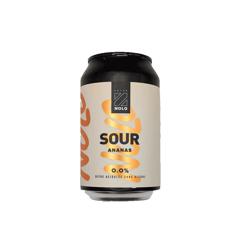 Bière PRIZM NOLO Sour ananas sans alcool 0%